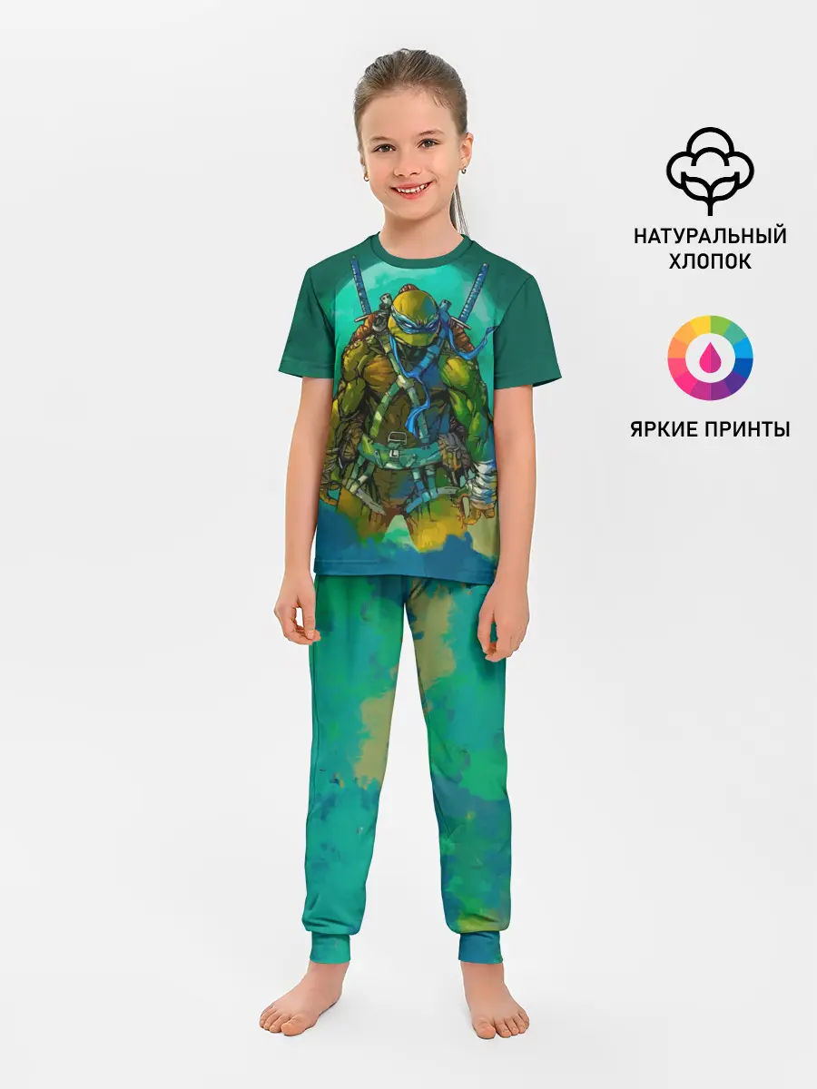 Детская пижама с брюками / Черепашки ниндзя