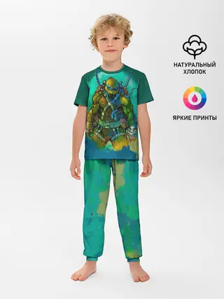 Детская пижама с брюками / Черепашки ниндзя