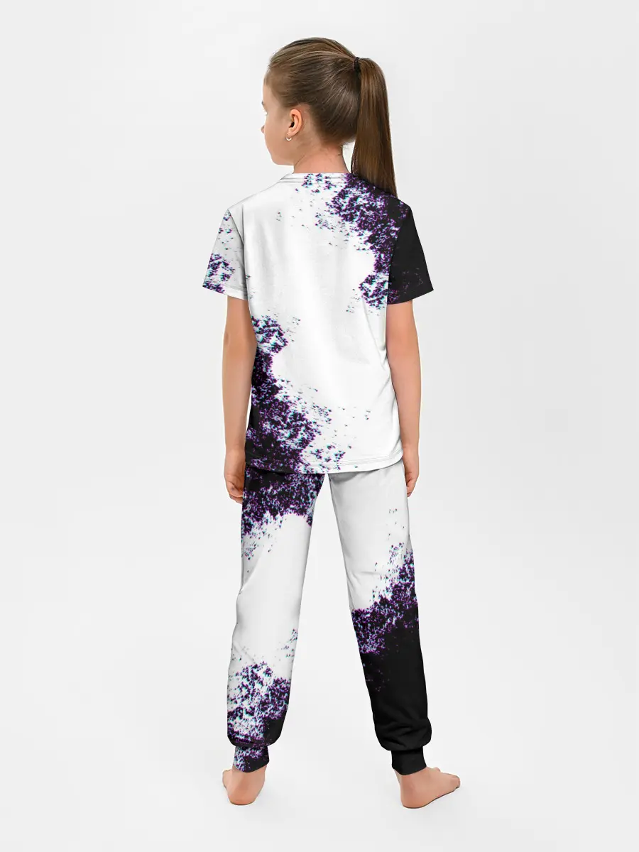 Детская пижама с брюками / THE WITCHER GLITCH / ГЛИТЧ