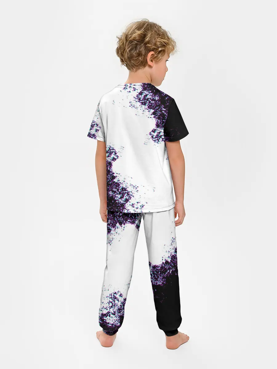 Детская пижама с брюками / THE WITCHER GLITCH / ГЛИТЧ