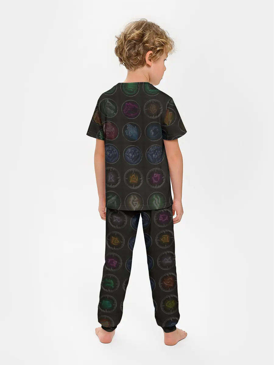 Детская пижама с брюками / Руны | Darksiders 3