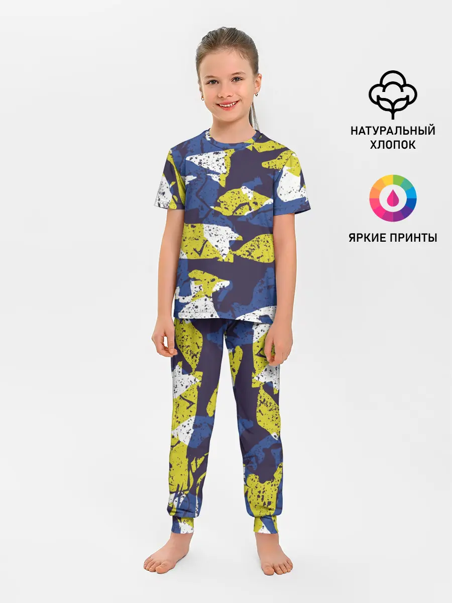 Детская пижама с брюками / Пятна