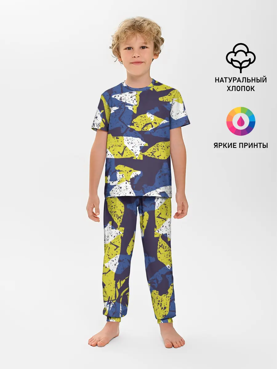 Детская пижама с брюками / Пятна