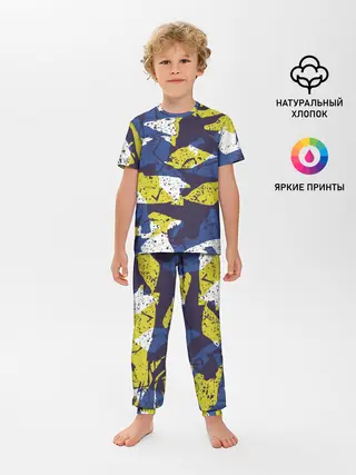 Детская пижама с брюками / Пятна