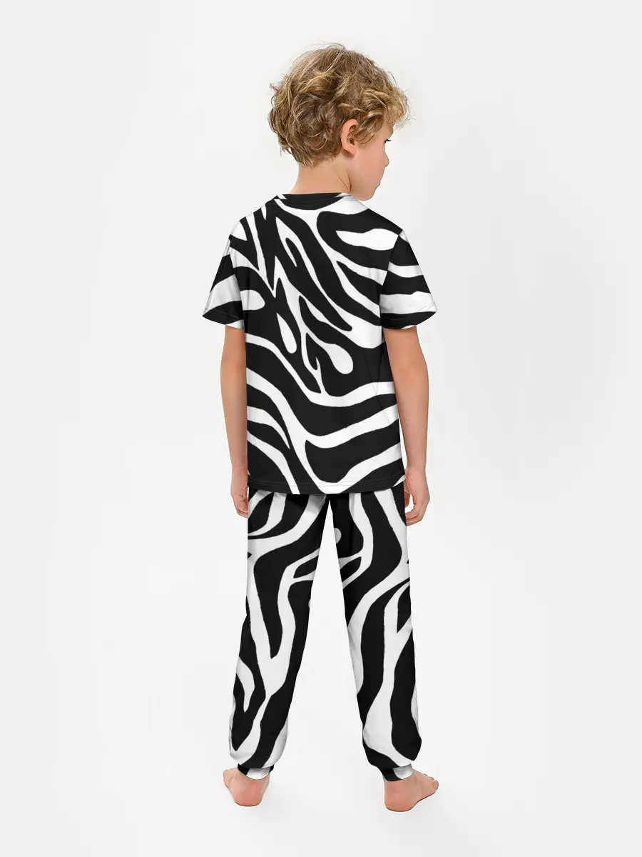 Детская пижама с брюками / Зебра