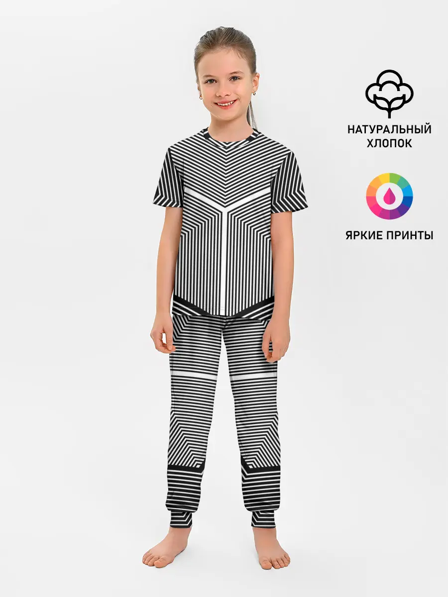 Детская пижама с брюками / Полосы