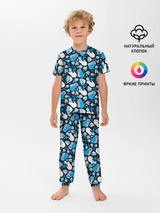 Детская пижама с брюками / Русалки