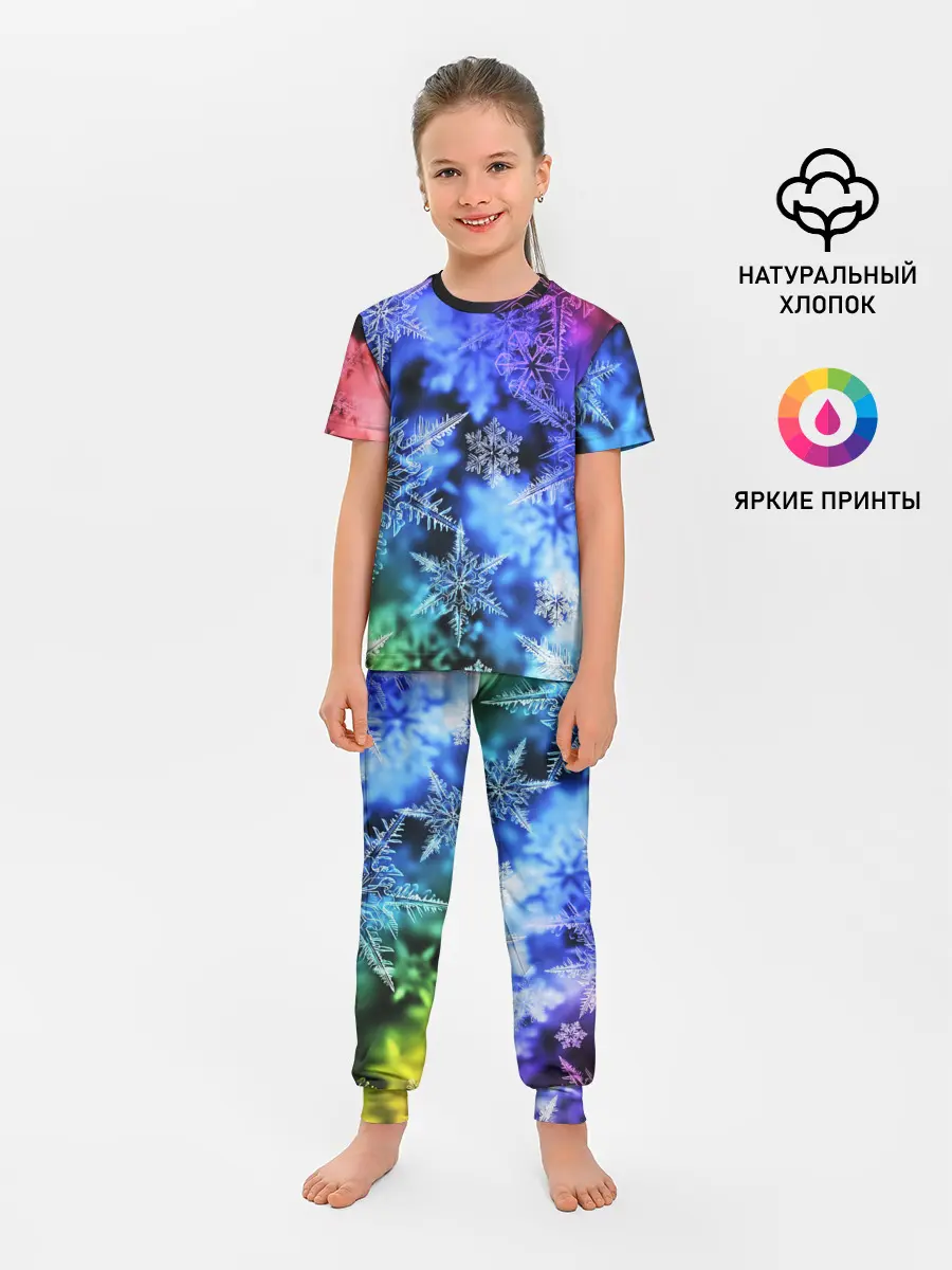 Детская пижама с брюками / ЗИМНЕЕ УТРО