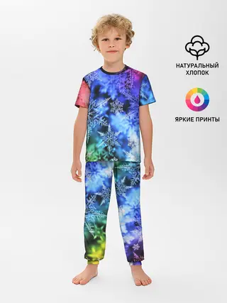 Детская пижама с брюками / ЗИМНЕЕ УТРО