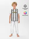 Детская пижама с брюками / Форма Ювентуса 2020 2021 дом