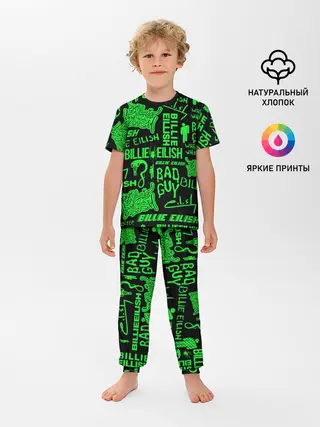 Детская пижама с брюками / BILLIE EILISH.