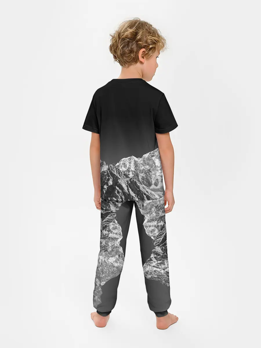 Детская пижама с брюками / ГОРЫ В МОЕМ СЕРДЦЕ | КАМУФЛЯЖ