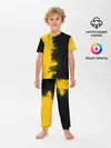 Детская пижама с брюками / ЧЕРНО ЖЕЛТЫЙ ГРАНЖ | GRUNGE
