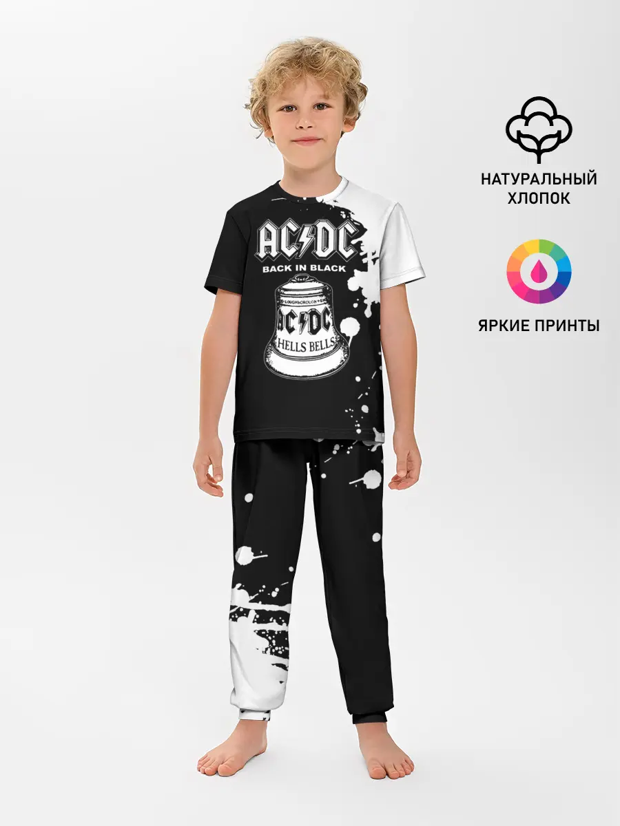 Детская пижама с брюками / AC/DC Back in Black