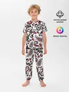 Детская пижама с брюками / Молекулярный рисунок