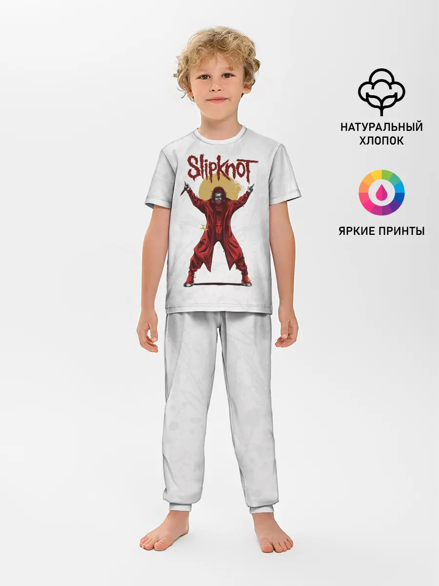Детская пижама с брюками / COREY TAYLOR | SLIPKNOT | СЛИПКНОТ