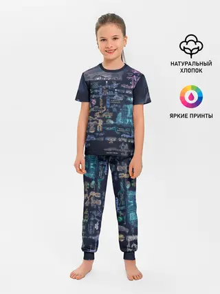 Детская пижама с брюками / HOLLOW KNIGHT WORLD
