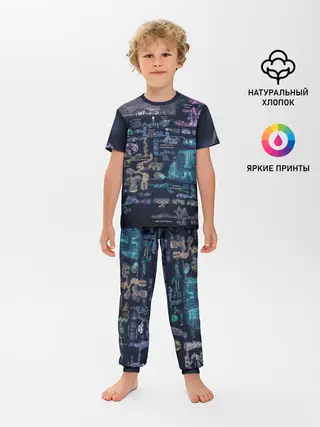 Детская пижама с брюками / HOLLOW KNIGHT WORLD