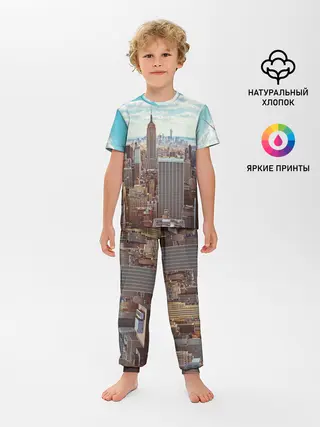 Детская пижама с брюками / Столица мира