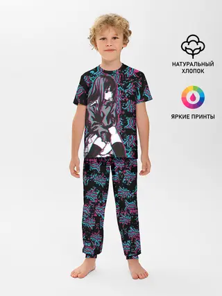 Детская пижама с брюками / Sad Anime Girl