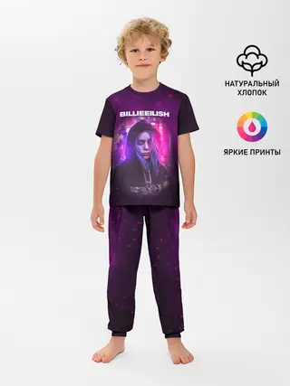 Детская пижама с брюками / BILLIE EILISH | GLITCH