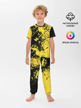 Детская пижама с брюками / Ночное солнце