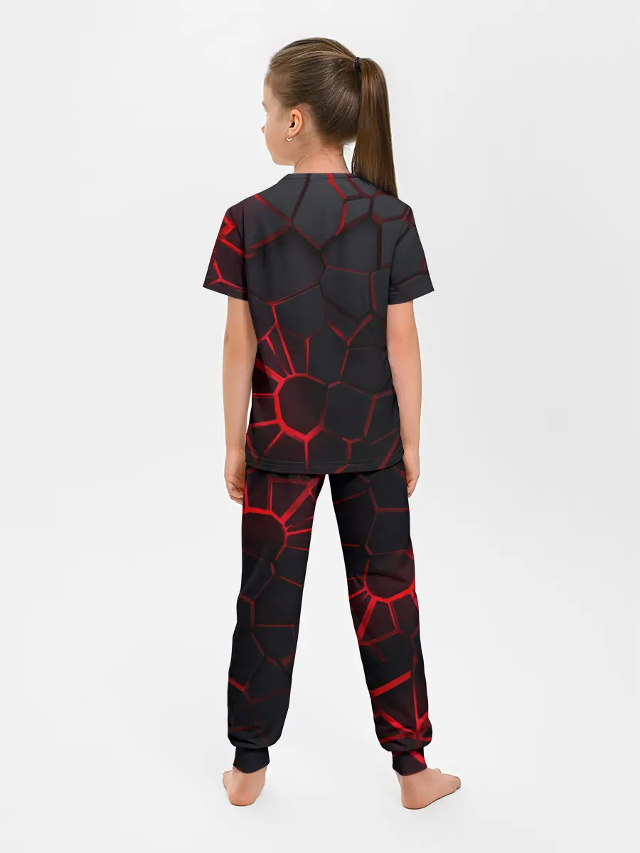 Детская пижама с брюками / Тойота 3D плиты с подсветкой