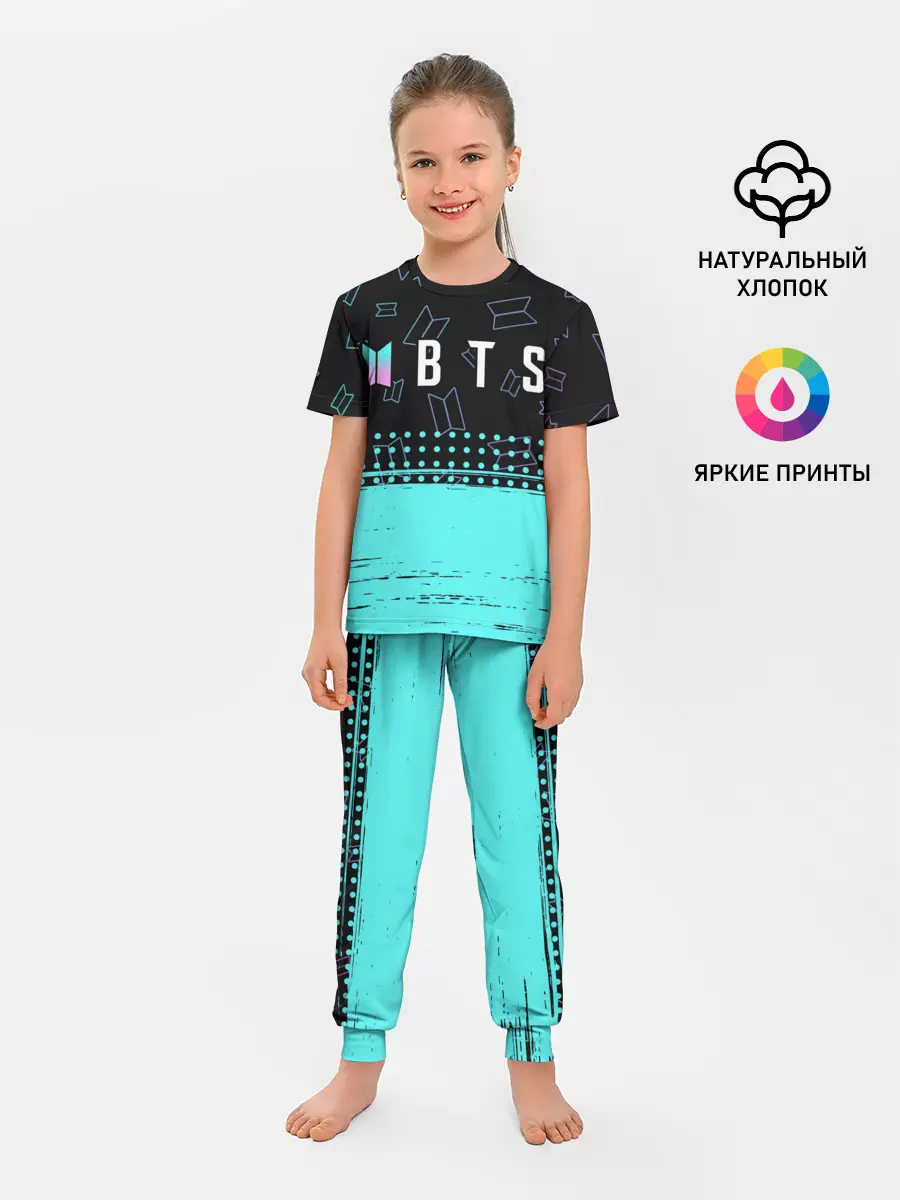 Детская пижама с брюками / BTS / БТС