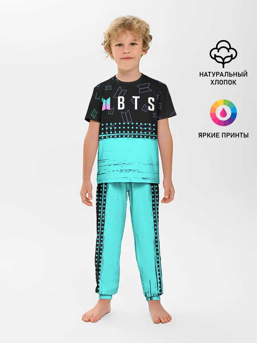 Детская пижама с брюками / BTS / БТС