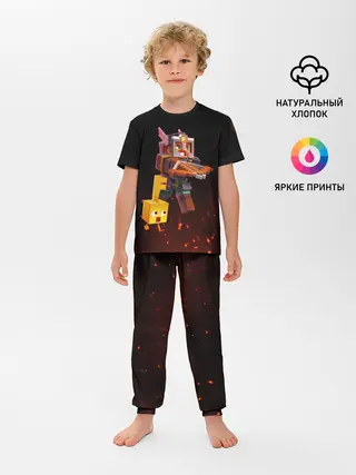 Детская пижама с брюками / MINECRAFT: Dungeons