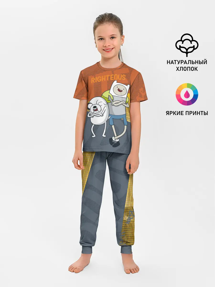 Детская пижама с брюками / Финн и Джейк