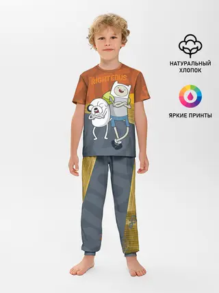Детская пижама с брюками / Финн и Джейк