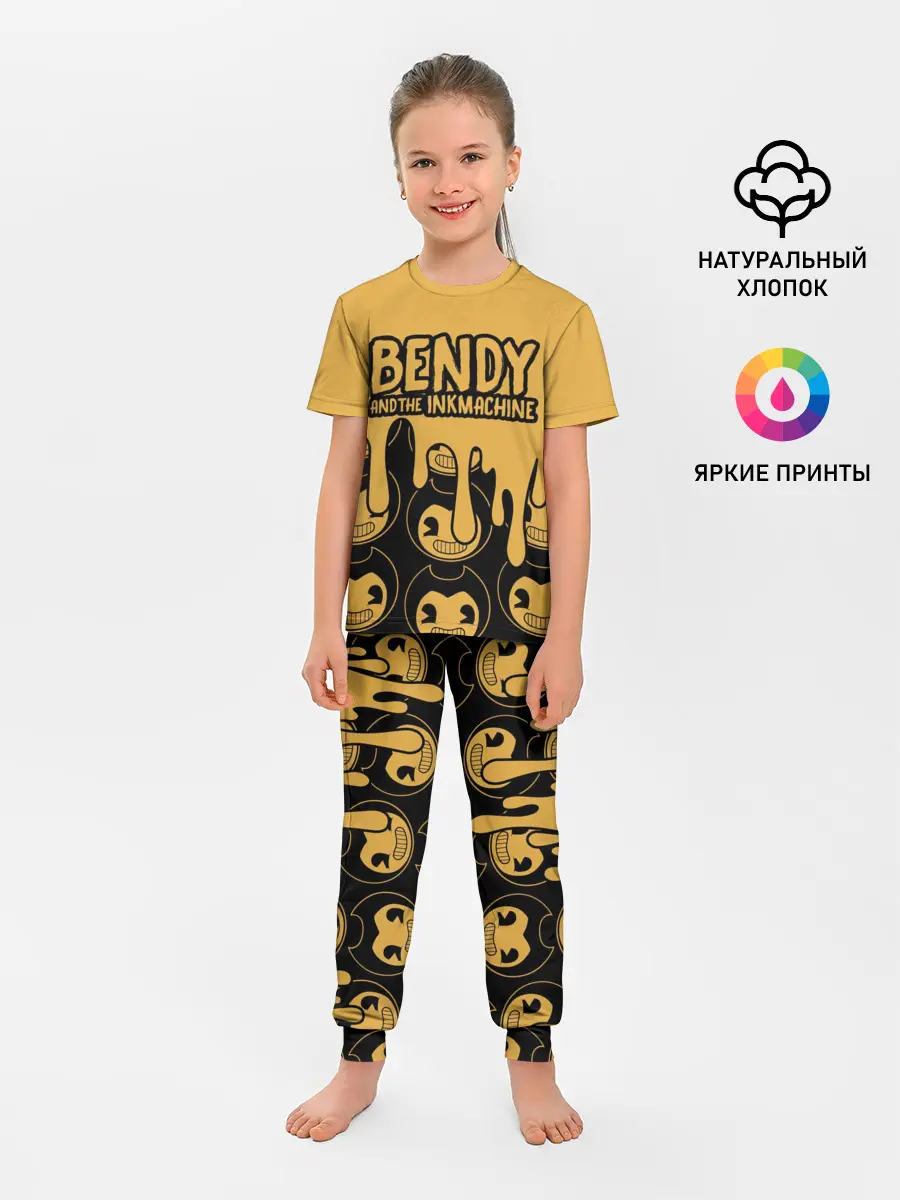 Детская пижама с брюками / Bendy And The Ink Machine