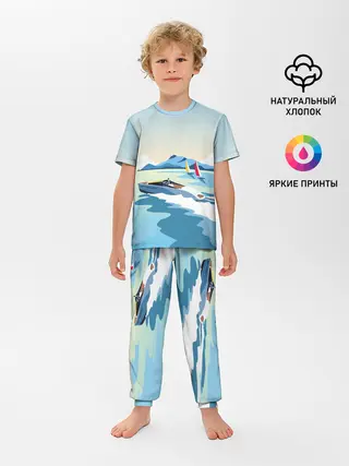 Детская пижама с брюками / Лето