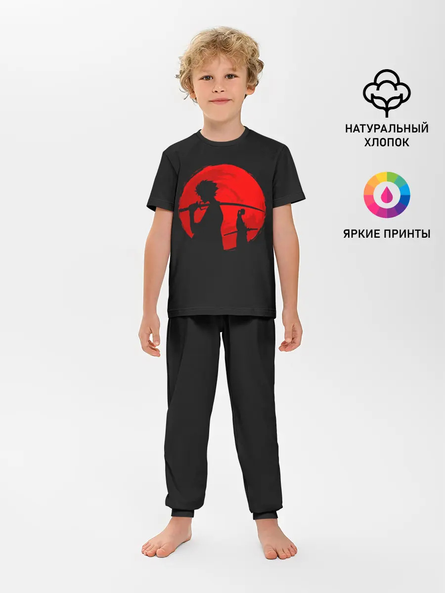 Детская пижама с брюками / Samurai Sunset