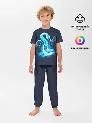 Детская пижама с брюками / Kraken is here
