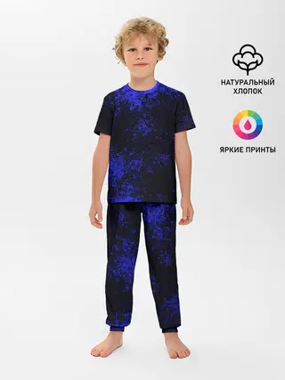 Детская пижама с брюками / БРЫЗГИ КРАСОК