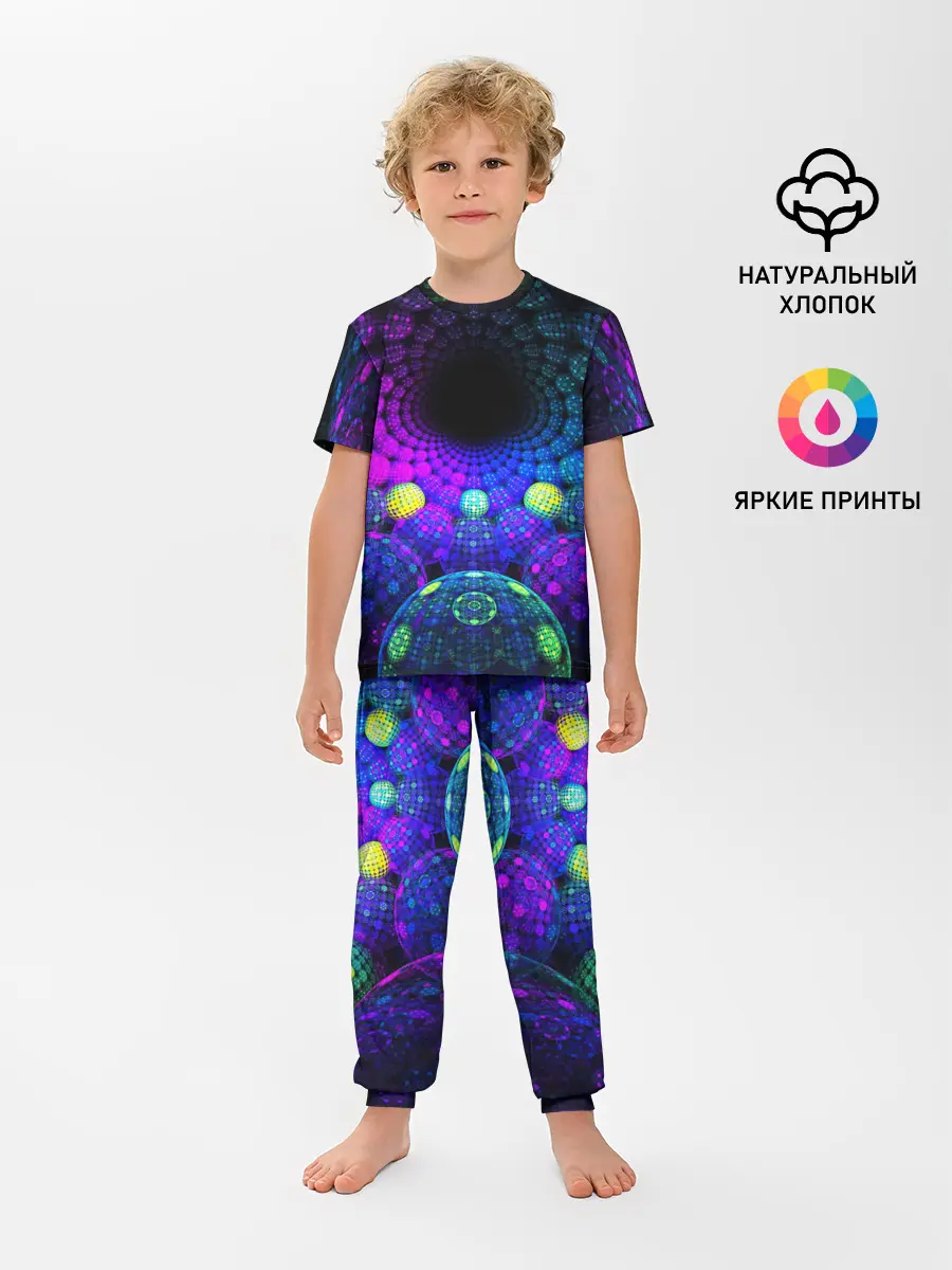Детская пижама с брюками / PSY NEON