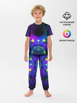 Детская пижама с брюками / PSY NEON
