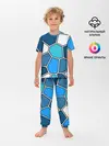 Детская пижама с брюками / Ледяной витраж