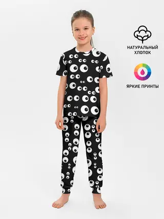 Детская пижама с брюками / Глаза