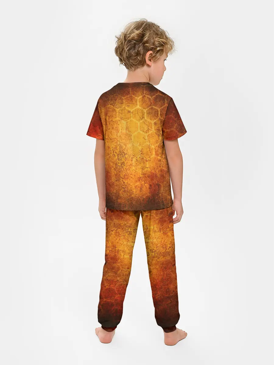Детская пижама с брюками / Огненный ВАНПАНЧМЕН