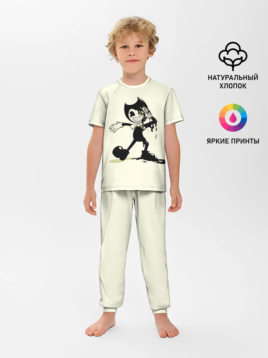 Детская пижама с брюками / Bendy And The Ink Machine