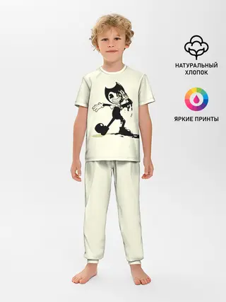 Детская пижама с брюками / Bendy And The Ink Machine