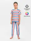 Детская пижама с брюками / Морская полоска