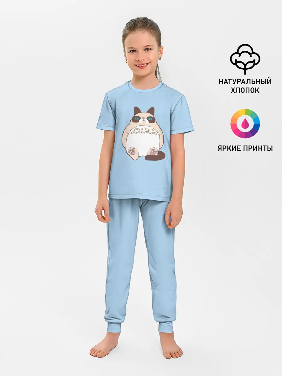 Детская пижама с брюками / Тоторный кот