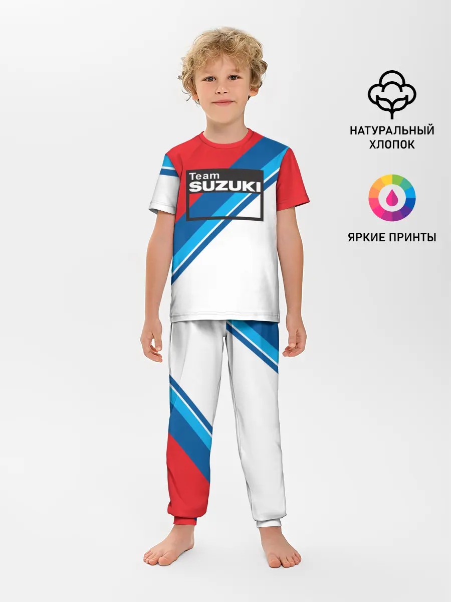 Детская пижама с брюками / SUZUKI MOTO SPORT | СУЗУКИ МОТО СПОРТ