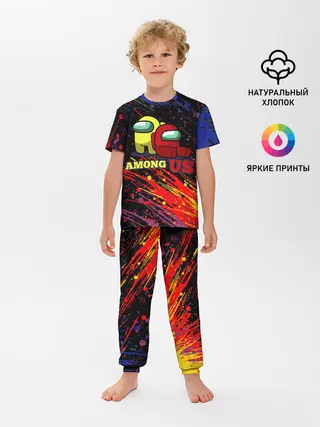 Детская пижама с брюками / AMONG US.