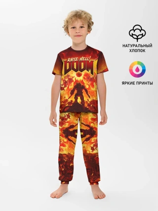 Детская пижама с брюками / DOOM