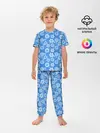 Детская пижама с брюками / Снежные Новогодние Узоры